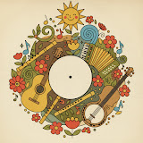 Folk Spirit Echoes illustrated instruments emblem